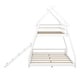 preview thumbnail 14 of 27, Kid Friendly Twin over Queen House Bunk Bed with Climbing Nets & Ramp