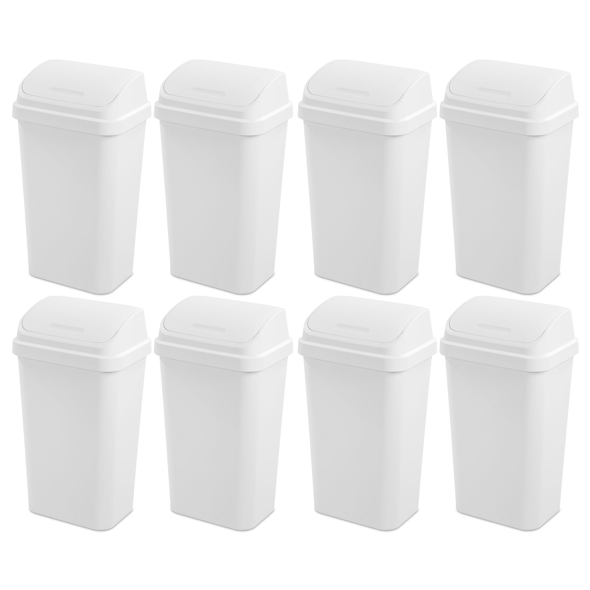 https://ak1.ostkcdn.com/images/products/is/images/direct/48dc6eaba4f4506caf28e48fb19960b360a6457b/Sterilite-13-Gal-Swing-Top-Lidded-Wastebasket-Kitchen-Trash-Can%2C-White-%288-Pack%29.jpg
