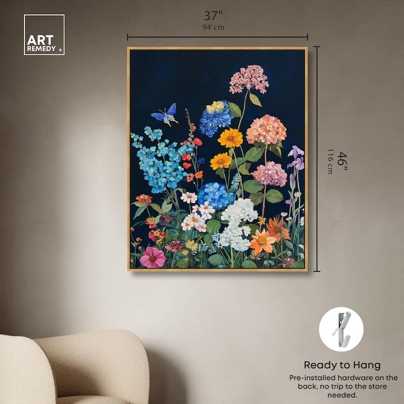 Twilight Blossoms II Canvas by Art Remedy