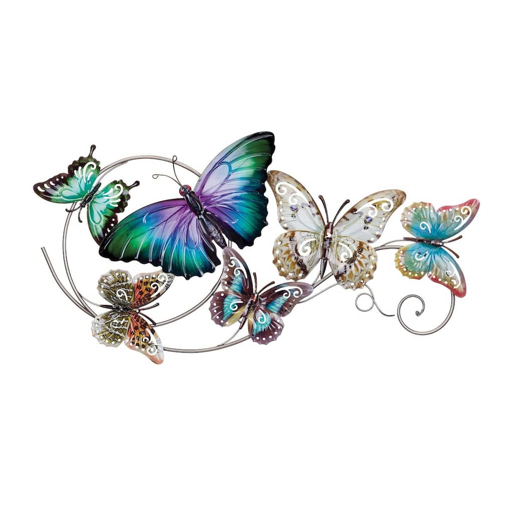 Luster Wall Decor - 6 Butterflies