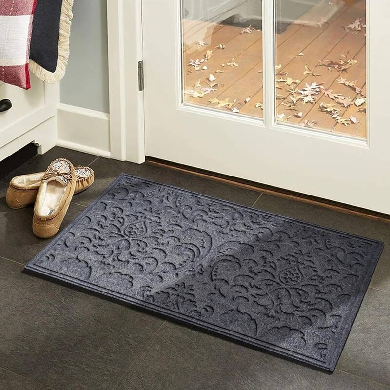 A1HC New All Weather Superior Dirt and Moisture Absorbing Polypropylene Door Mat with Non-Slip Backing for Inside Outside Use