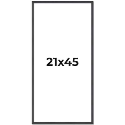 21x45 Frame Brown Picture Frame - Complete Modern Photo Frame Includes