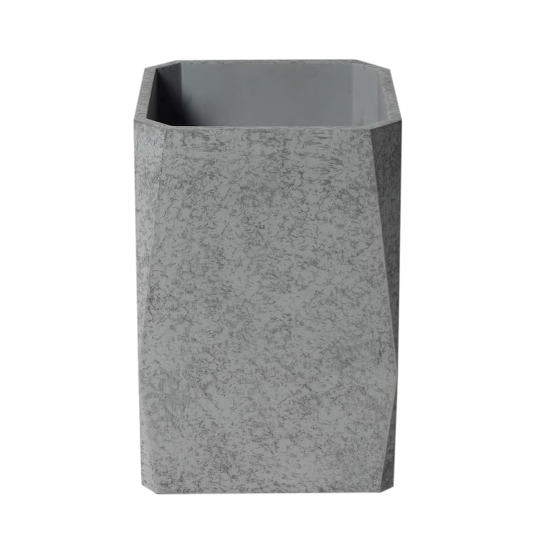 ALFI brand 12" x 8" Concrete Gray Matte Waste Bin for Bathrooms - Grey