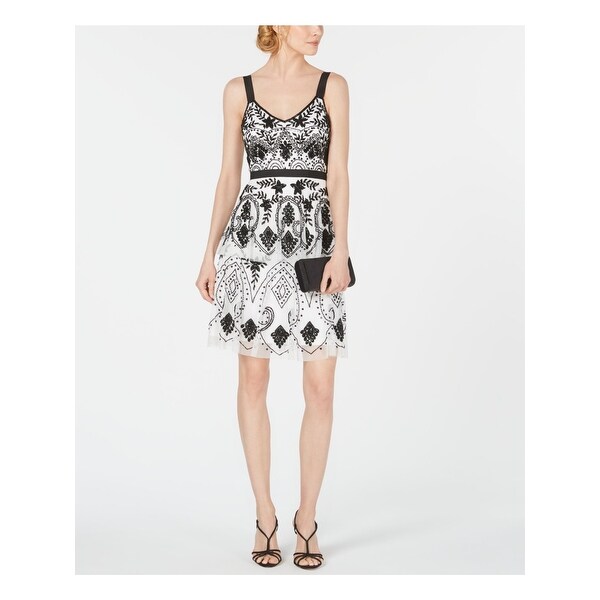 adrianna papell a line dress