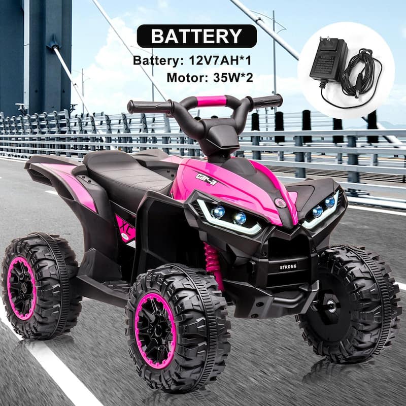 Kids Ride On Car, Electric ATV with Parent Remote Control