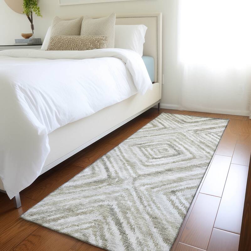 Machine Washable Indoor/ Outdoor Chantille Moroccan Boho Contemporary Rug