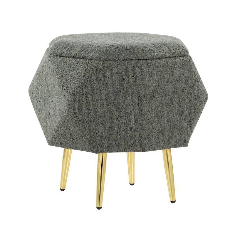 Diamond Ottoman - Green