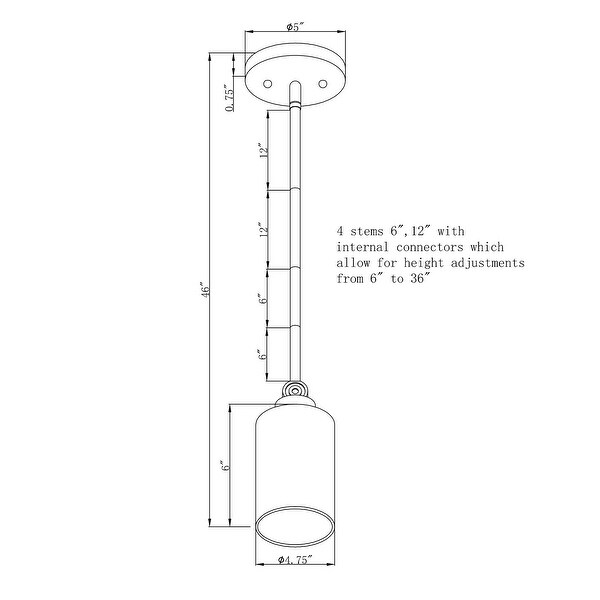 Jayden outlet glass pendant