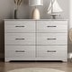 preview thumbnail 2 of 11, Darsh 6-Drawer Dresser with Ultra Fast Assembly (31.5 in. × 47.2 in. × 15.7 in.)