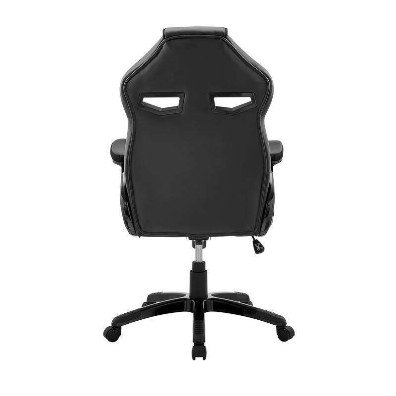 Aspect Adjustable Gaming Chair in Faux Leather with Mesh and Lumbar Support Pillow