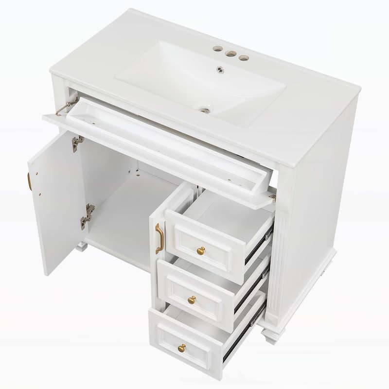 36" Bathroom Vanity with Sink