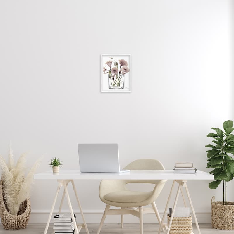 Stupell Modern Elegant Vase Framed Giclee Art Design By Albert Koetsier