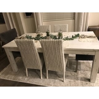 Shop Safavieh Rural Woven Dining Sommerset White Kubu ...