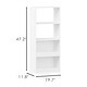 preview thumbnail 7 of 5, Kids Bookshelf Wall Mounted, 4-Tier Book Shelf Organizer, Tall Wooden Children's Bookcase, Storage Book Rack