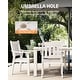 preview thumbnail 28 of 36, WINSOON 10-Piece HIPS All Weather Outdoor Patio Dining Sets with Umbrella Hole& Aluminum Frame,2-Table 8-Chairs