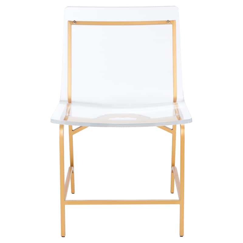 SAFAVIEH Couture Ljupka Acrylic Dining Chair (Set of 2) - 20 In W x 21.25 In D x 33.25 In H - 20"W x 21"D x 33"H