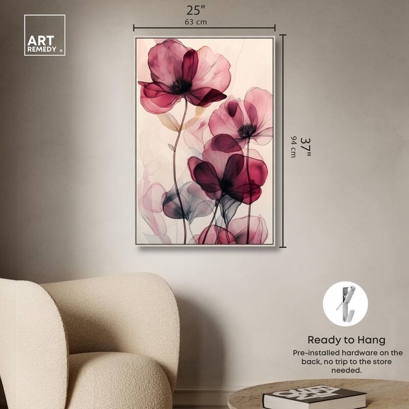 Filigree Flora I Canvas by Art Remedy