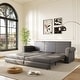 preview thumbnail 15 of 139, 93.7" Chesterfield King Pull Out Sofa Bed Sleeper Sofa with Nailhead Trim