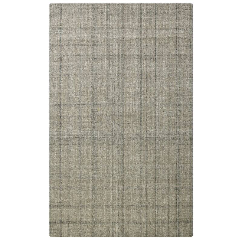 HomeRoots Plaid Transitional Rectangle Area Rug