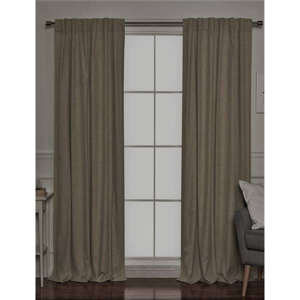 Chocolate 52 by 84 Brielle Sand Dunes Lined Room Darkening Grommet Panel Chocolate 52 by 84 Brielle Sand Dunes Lined Room Darkening Grommet Panel