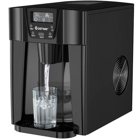 2 In 1 Multifunctional Ice Maker Water Dispenser with LCD Display
