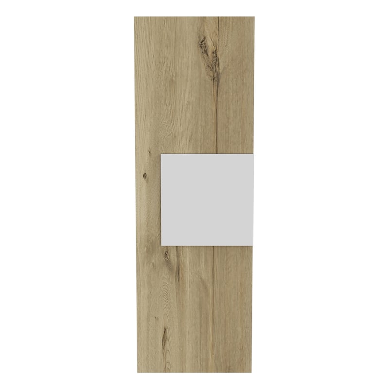 Bathroom 3-Shelf Rectangle Medicine Cabinet - Beige