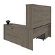 preview thumbnail 10 of 14, Bestar Embassy 71" L-shaped desk with hutch