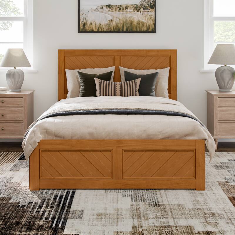 AFI, Canyon Platform Bed with Matching Footboard & Trundle