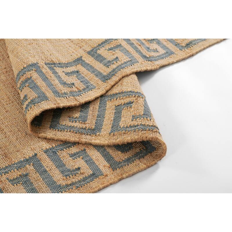 Erin Gates by Momeni Orchard Greek Key Hand Woven Wool and Jute Area Rug