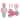 New Adventures Little Darlings: 15" Hop On Baby Set - Pink