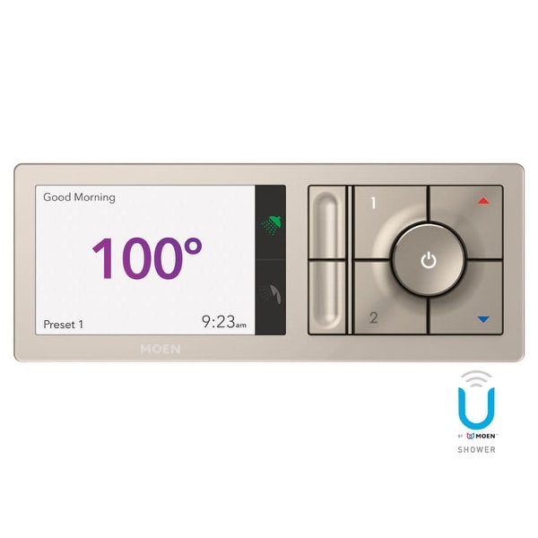Moen TS3302 U by Moen Digital Shower Controller- 2 Outlet trim pad with 1/2" Connections and Wifi Technology