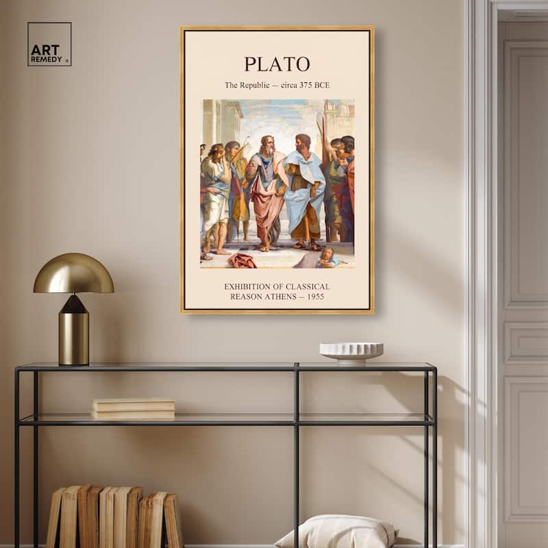 World of Plato's Republic Canvas by Art Remedy