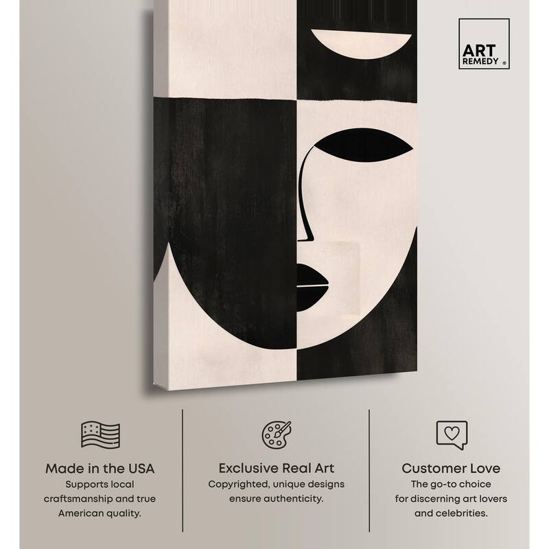 Divided Self II Canvas by Art Remedy, Gallery Wrapped