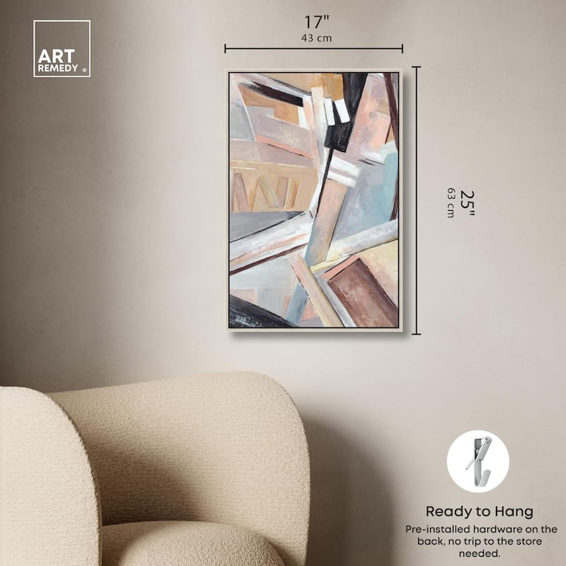 Balancing Lines II Canvas by Art Remedy