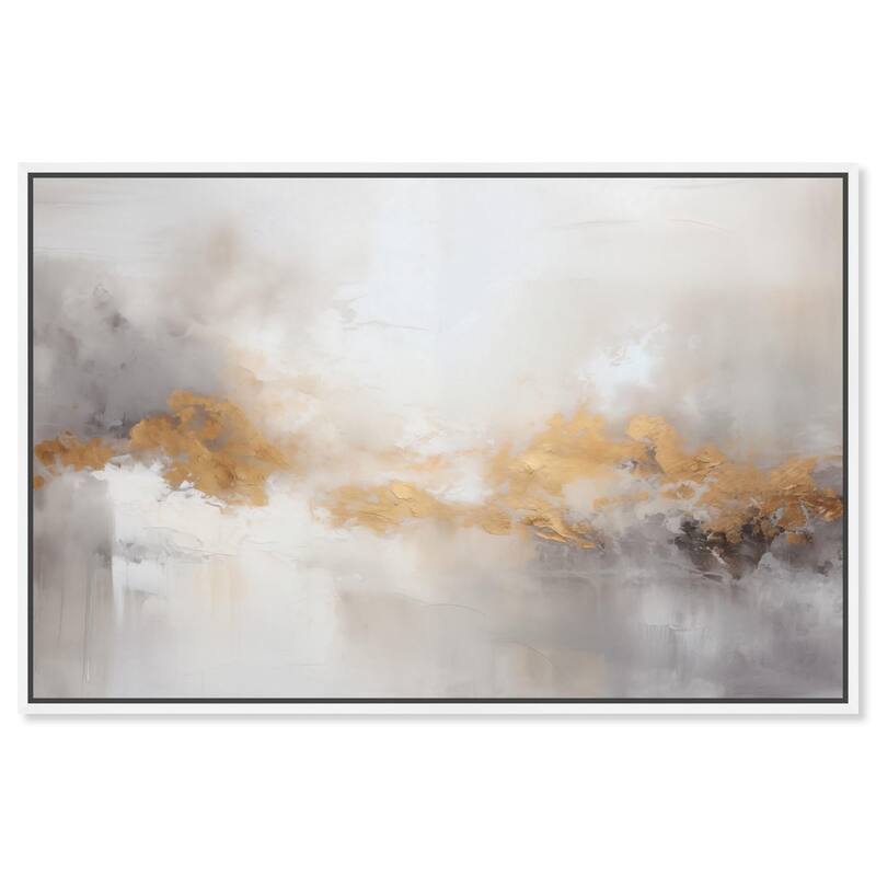 Golden Hour III Canvas by Art Remedy - 15" x 10" - White