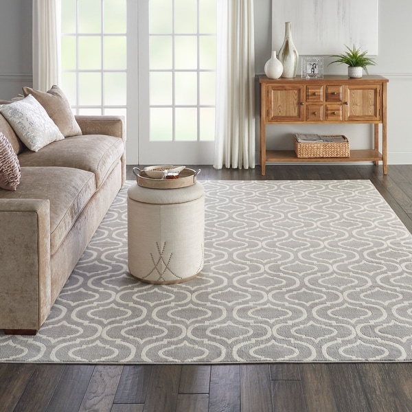 Nourison Jubilant Moroccan Bohemian Geometric Trellis Area Rug. Opens flyout.