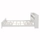 preview thumbnail 3 of 77, Pine Wood Platform Bed Low-Profile Bed Frame with Storage Headboard, Motion Sensor LED Light, Movable Guardrail, Slats Support