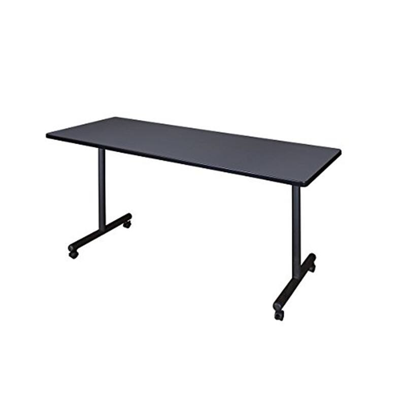 60" x 24" Mobile Training Table- Grey
