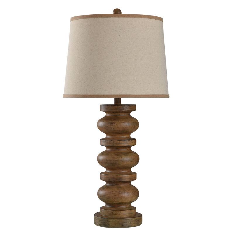 StyleCraft Abbott Table Lamp - Gambell, Tan
