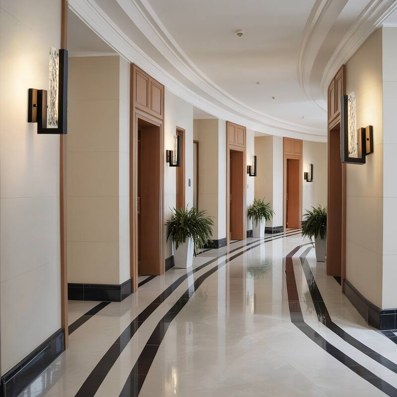 Modern Outdoor LED Wall Lights 2 Packs