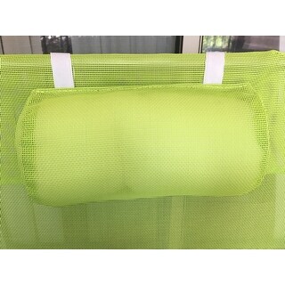 Outsunny Aluminum Lightweight Outdoor Patio Folding Chaise Lounge Chair - Green