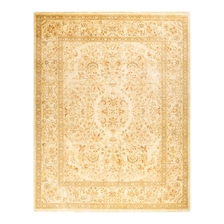 Overton Mogul, One-of-a-Kind Hand-Knotted Area Rug - Ivory, 8' 1" x 10' 4" - 8'1" x 10'4"