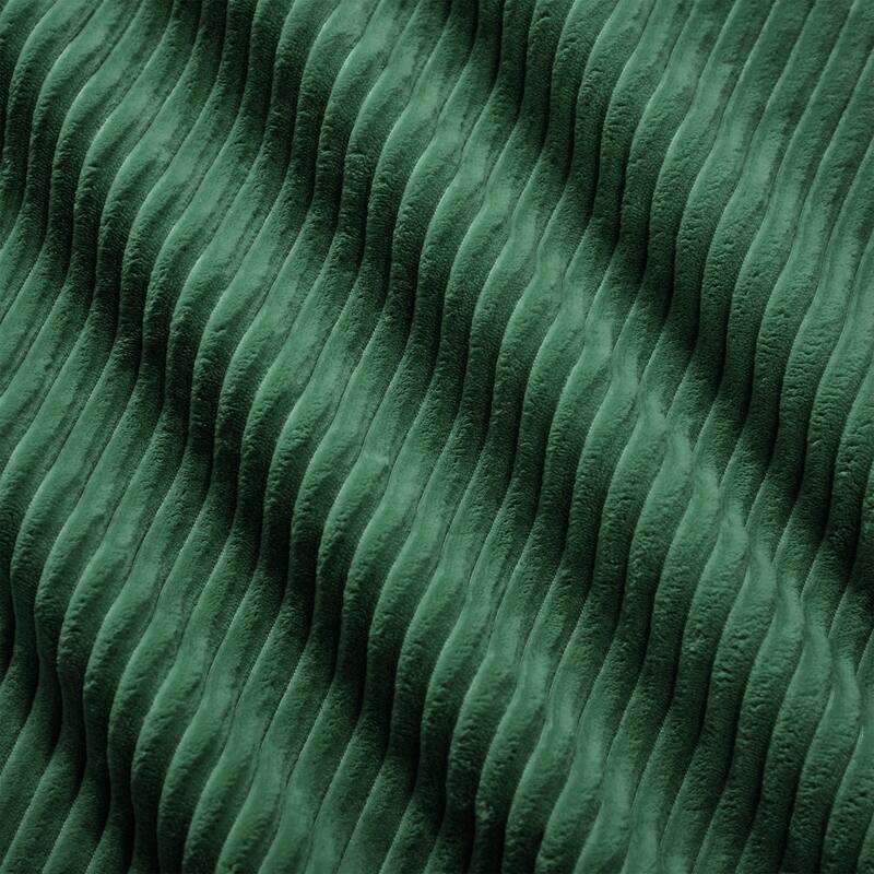 Roomfitters 82" Modular L-Shaped Sectional Sofa, Deep Tufted Corduroy Couch with Pearl Piping and Anti-Slip Base