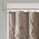 preview thumbnail 14 of 13, Madison Park Laurel Tufted Semi-Sheer Shower Curtain