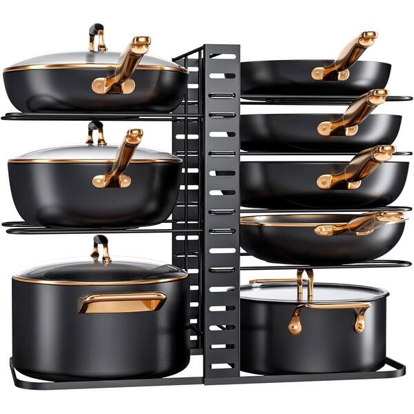 Light-Duty Adjustable Pot Racks,with 3 DIY Methods - Bed Bath & Beyond ...