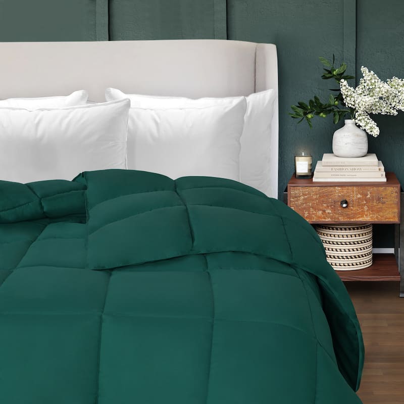 Superior Oversized All Season Down Alternative Reversible Comforter