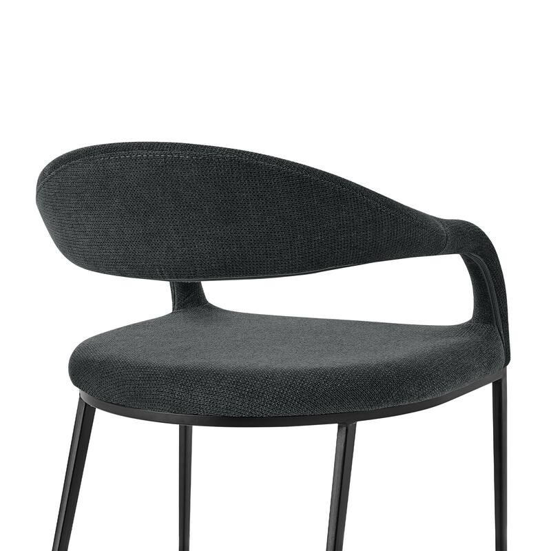 Morgan Upholstered Barrel Back Dining Chairs - Set of 2