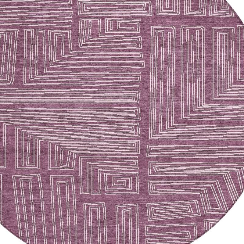 HomeRoots Geometric Transitional Rectangle Outdoor Rug