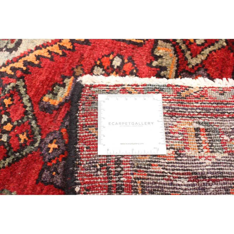 ECARPETGALLERY Hand-knotted Andelz Red Wool Rug - 4'2 x 6'11