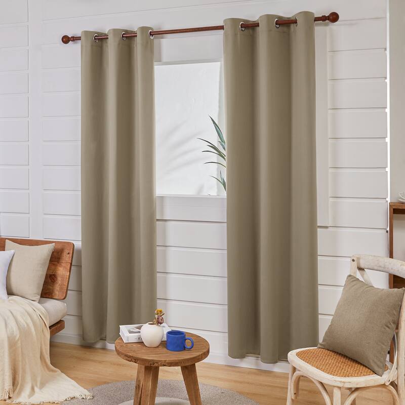 Deconovo Solid 42 Width Curtain Panel (1 Panel)